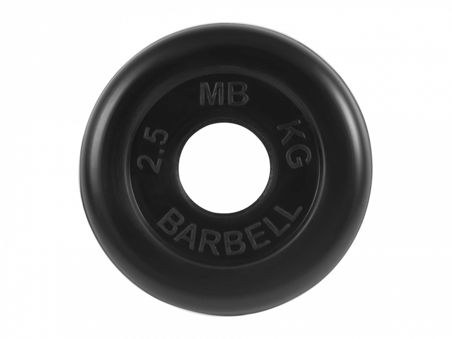 قرص مطاطي قياسي، أسود، 51 مم، 2.5 كجم - MB-PltB51-2.5