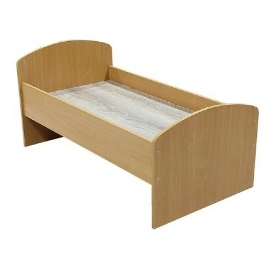 Children's Bed with Rounded Edges and MDF Base