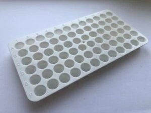 Disposable Polymer Immunological Plate, 72 Wells (White) - M-09/1