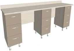 Two-Person Work Table KSSLb 1-07