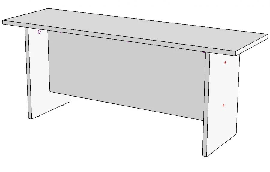 مقعد 1000×300×400 مم مع MDF بسمك 16 مم