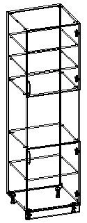 Kitchen Pantry Cabinet TV-KSHP-3.8.01-01