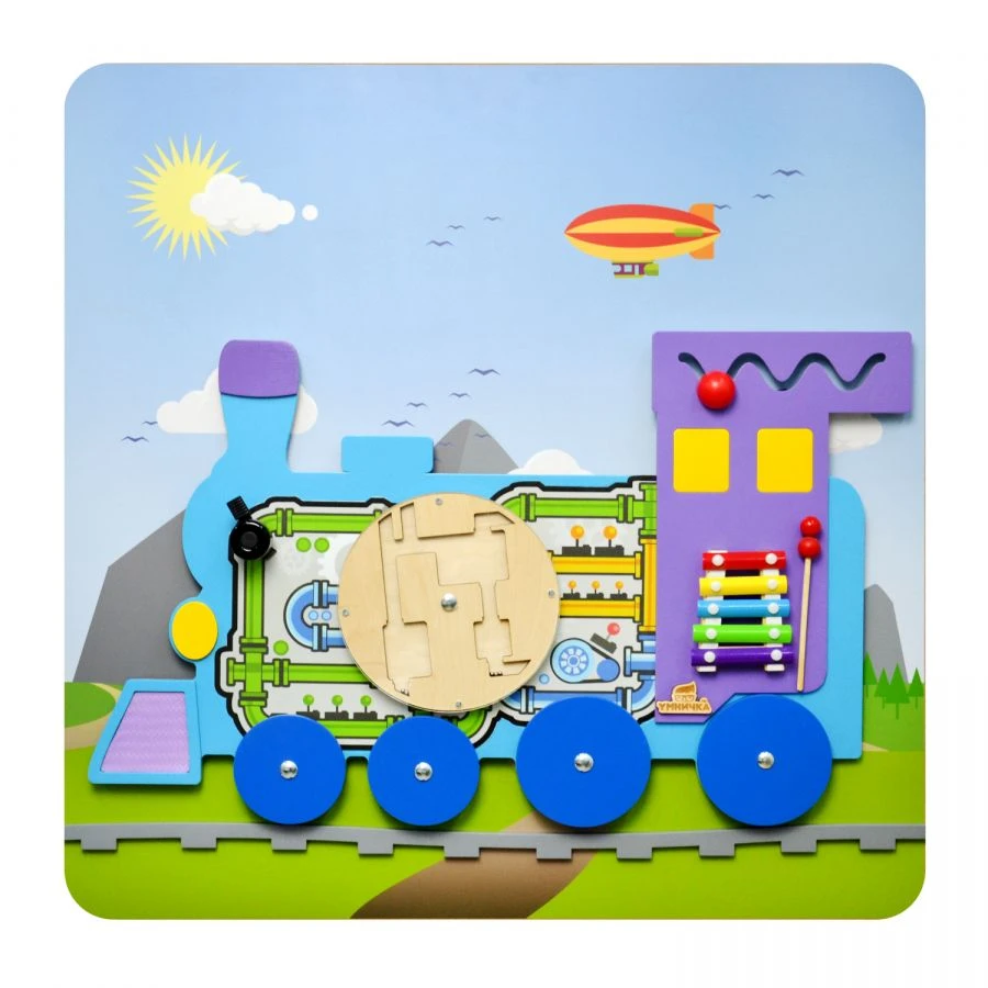 Educational Busy Board "Locomotive" BZT-009