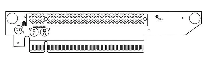 Expansion Board Riser KDBA.466453.054 for Peripheral Cards