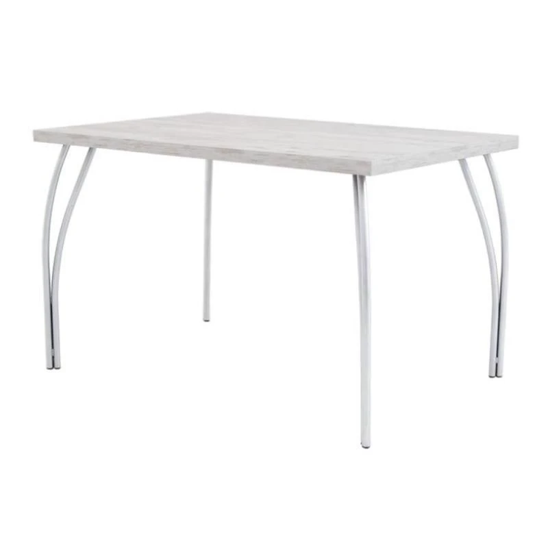 طاولة طعام للمطبخ مع أرجل معدنية/خشبية