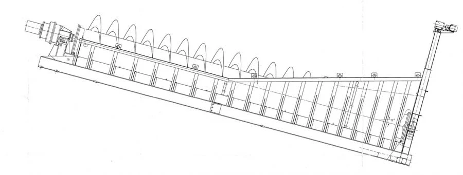 Spiral Classifier for Separating Ore and Non-Metallic Materials 1KSP-24