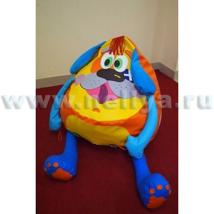 Round Pouf with Granules "Nellya" - D 70 cm