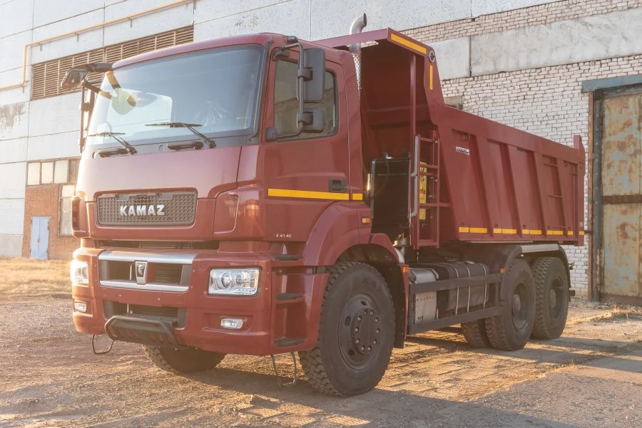KAMAZ 6580-T3 Dump Truck for Bulk Cargo Transport