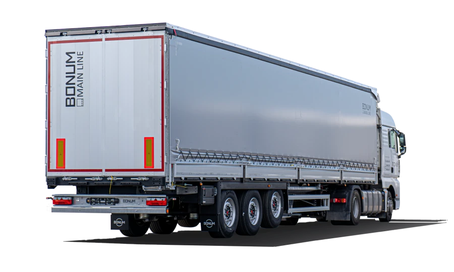 Bonum 914296 Semi-Trailer with Versatile Cargo Options