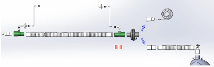 Breathing Devices for Anesthesia and Resuscitation Equipment, Model R
