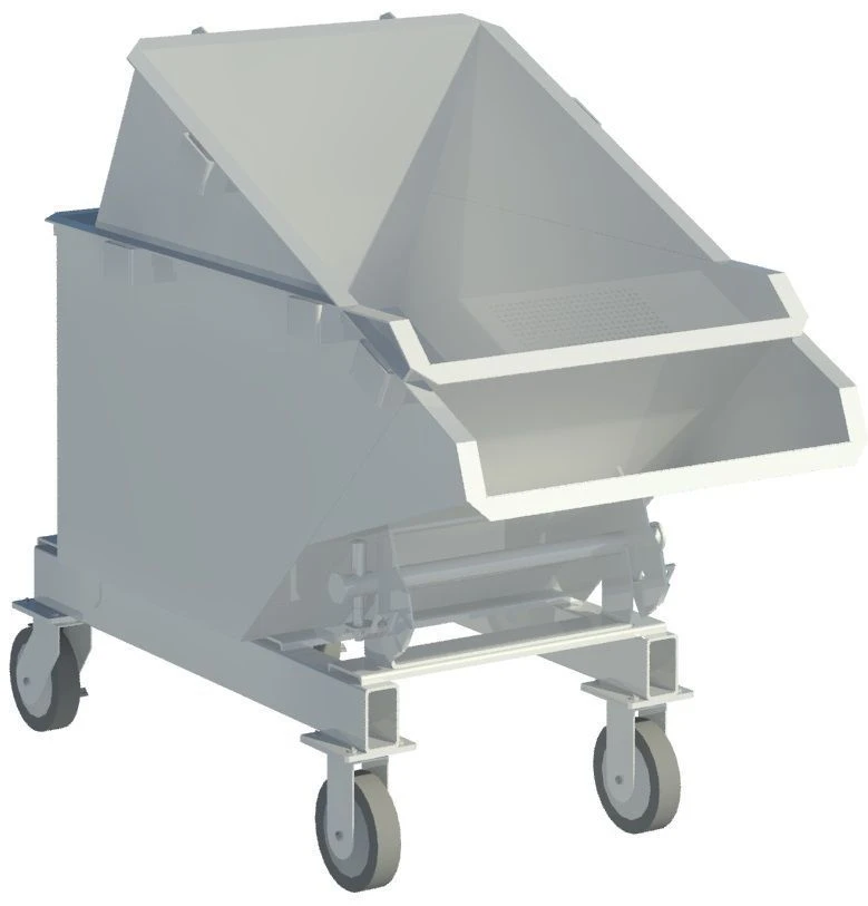 Metal Chip Collection Hopper for Machine Tools