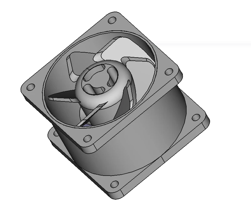 Electronic Equipment Cooling Fan with BLDC Motor