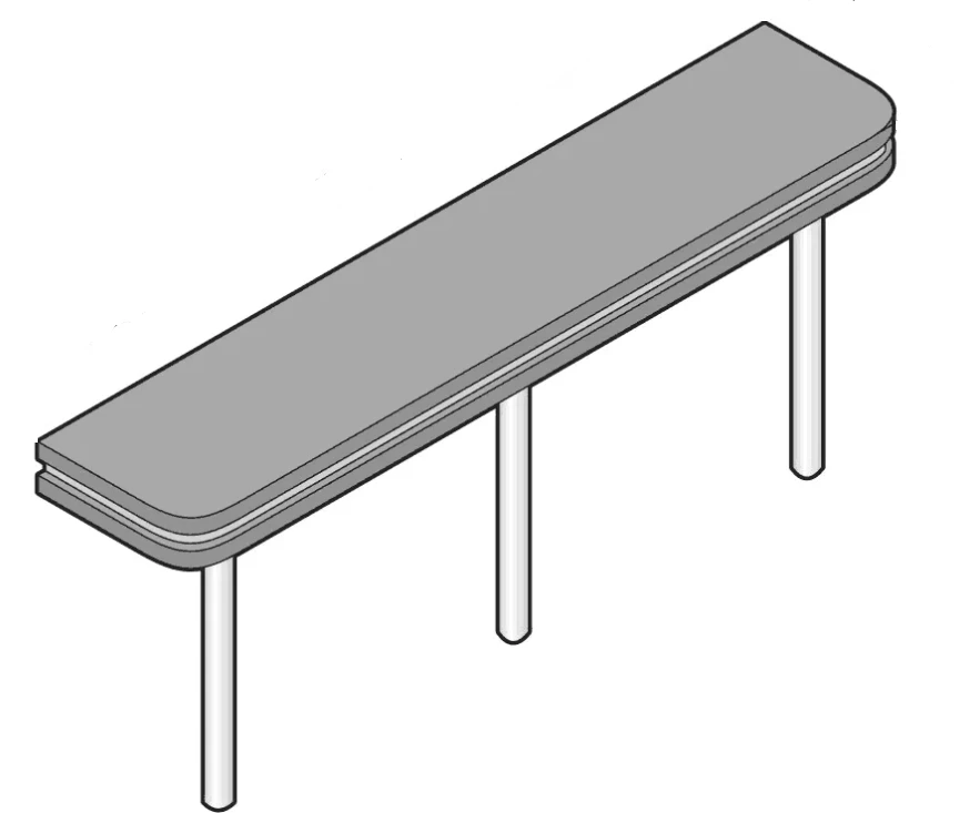 Wall-Mounted Document Filling Table RL01/21