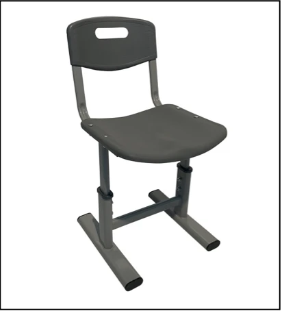 كرسي طلابي بمقعد بلاستيكي