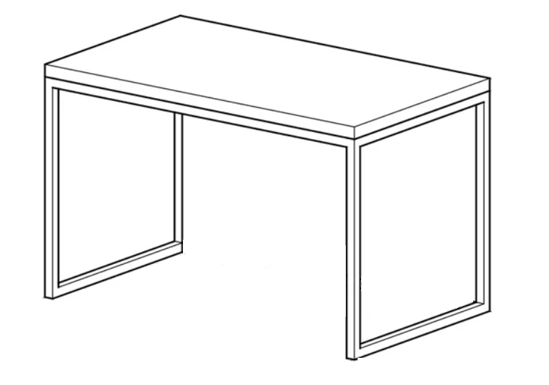Metal Frame Work Table RM 01/02