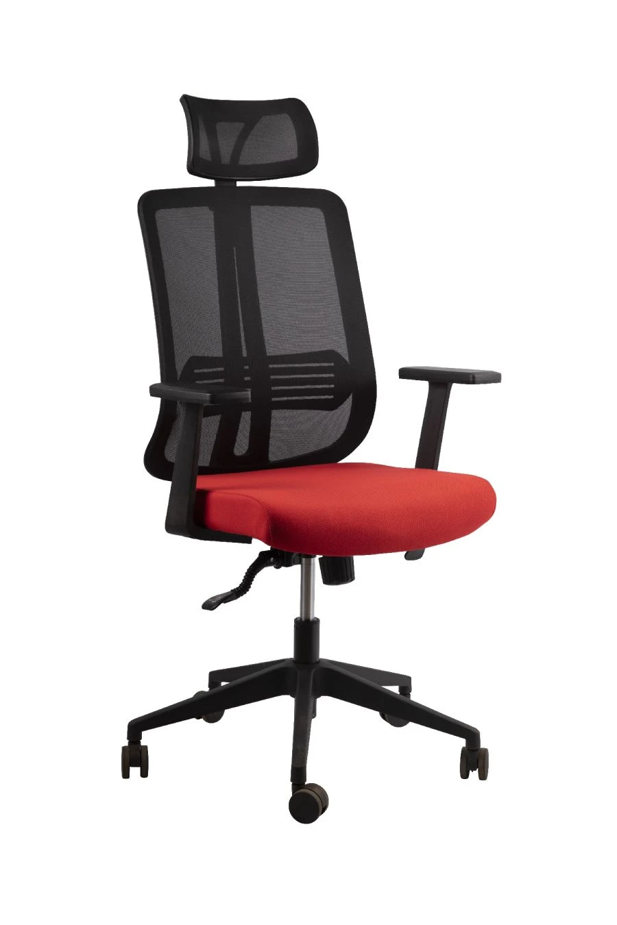 Metal Frame Chair DEC-5668A with Textile Upholstery