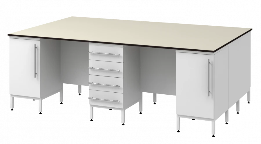 High Island Table with Support Columns 2400 СОТLg