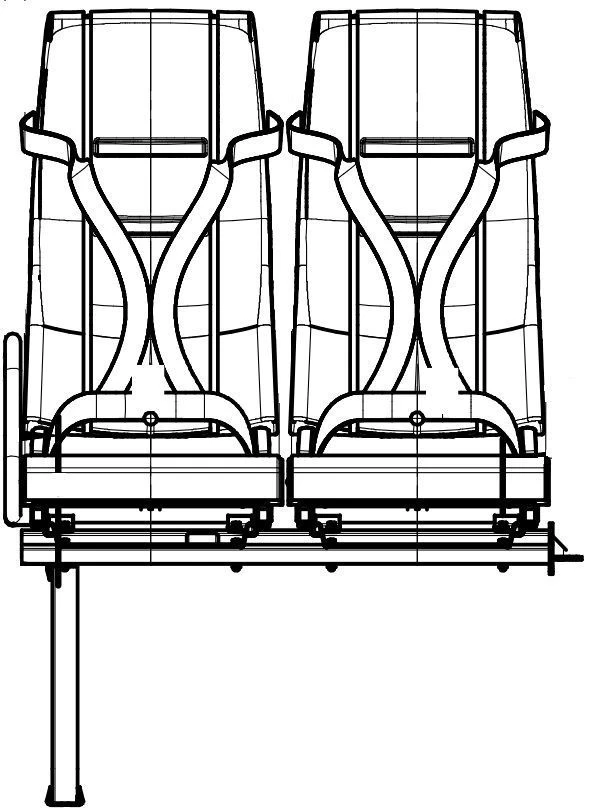 Passenger Seat DС15.6840.010-PV09 for Comfortable Travel