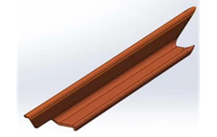 Vacuum-formed Plastic Trim for Vehicle Cladding 5299-113-5705020-95