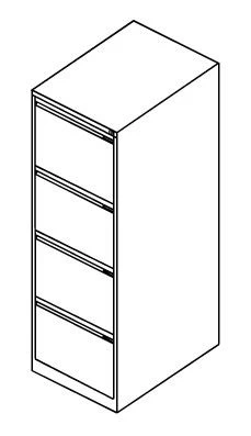 خزنة ملفات معدنية لتنظيم المستندات