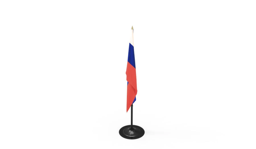 Floor Flag Stand with Metal Coating, 27mm Pole Diameter