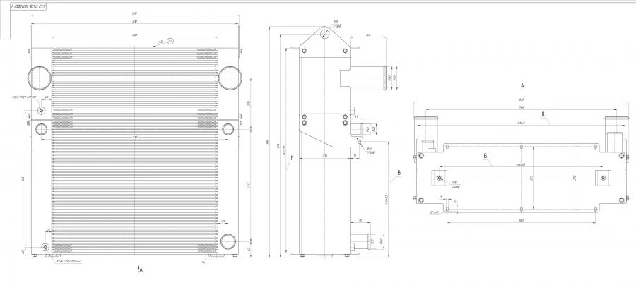 BT3-240B.1301.000 Radiator Block for Engine Cooling