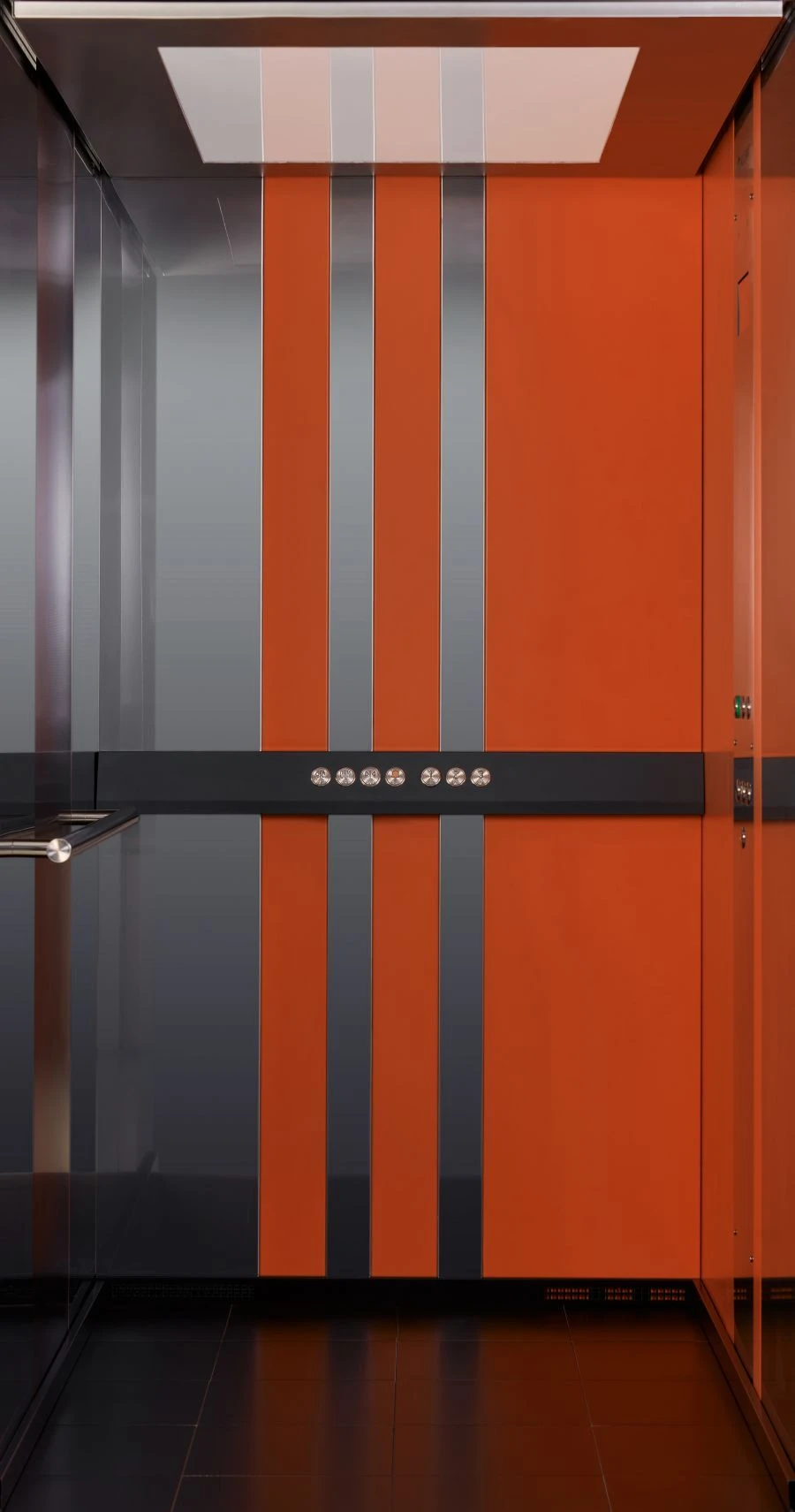 Passenger Elevator 400 kg Load Capacity, 1 m/s Speed, Top Machine Room Model