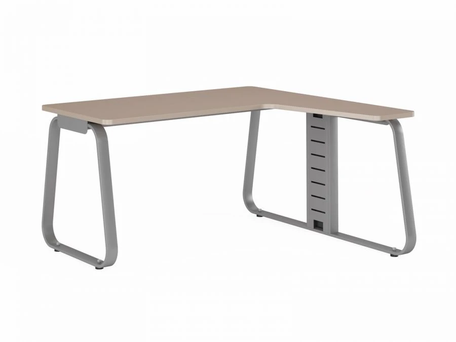 Small Right Workstation with Rounded Corners, Art. JNO111DX