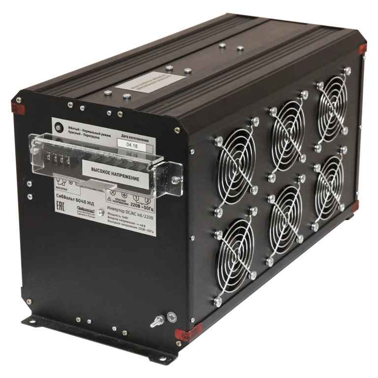 SIBVOLT 6048JD DC/AC Inverter 48/220V 6000W for Railway Applications