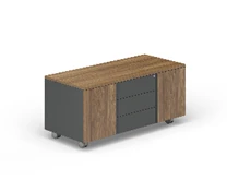 Three-Section Service Cabinet with Wheels