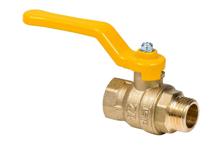 صمام كرة غاز Dist، سلسلة "خبير" DN15 1/2" BSP-NPT، 221B