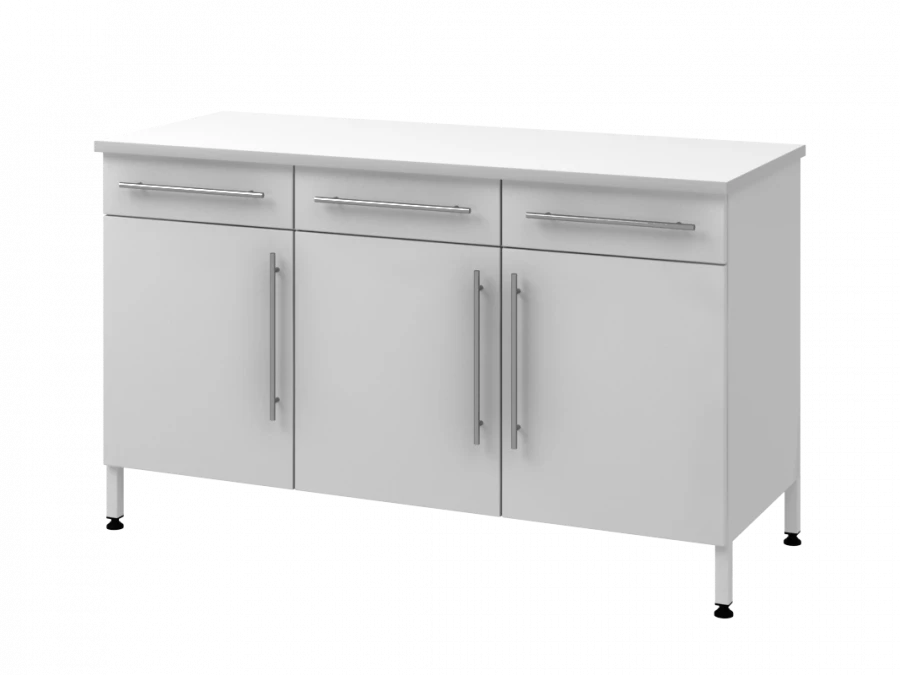 طاولة جدارية مع قاعدة معدنية 1500 PTYAL