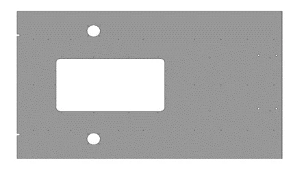 لوح الألياف الزجاجية المصنوع من البوليستر لتغليف المركبات 5299-132-5502029