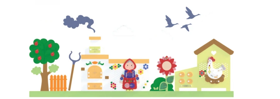 Decorative Development Panel "At Grandma's House" PD-00B