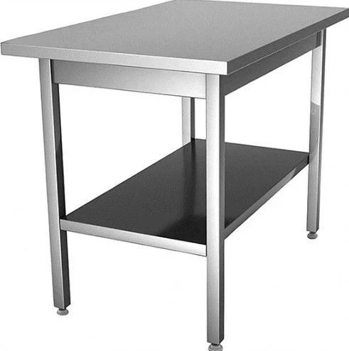 Heavy-Duty Square Tube Frame Work Table SRO 6x6