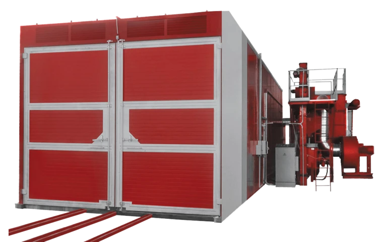 Large-Scale Shot Blasting Cleaning Chamber KDO Series