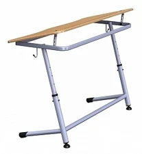 Adjustable Two-Seater Desk for Schools, Model PL-DU5-7