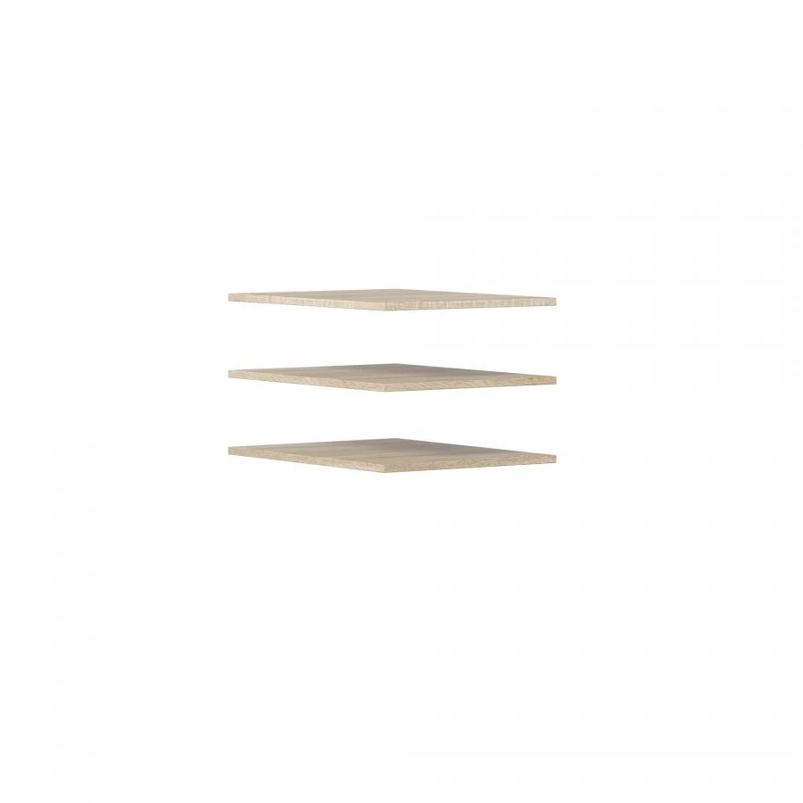 Light Sonome H Shelves for Single-Door Section (3 pcs)