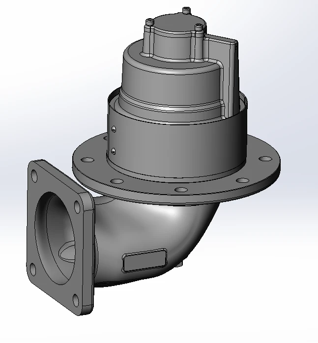 Pneumatic Bottom Valve for Dangerous Goods Class 3 09168.A005.33