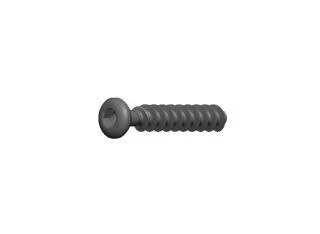 Solid Thread Spongy Screw 4 mm for Osteosynthesis