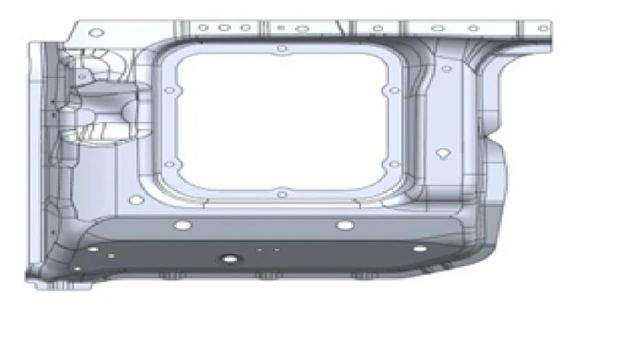 لوحة أمامية يسارية للسيارات A9606250207