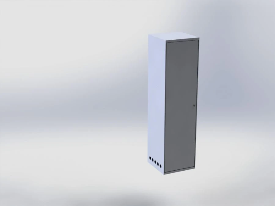 Gas Cylinder Storage Cabinet - Custom Metal Design