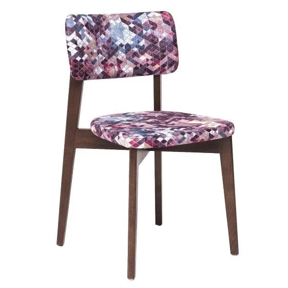 Soft Topas Chair with Wooden Frame