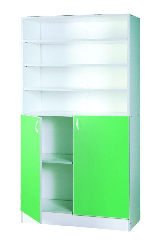 Medical Cabinet with Two Sections and Two Doors MKP 013 "Aibolit