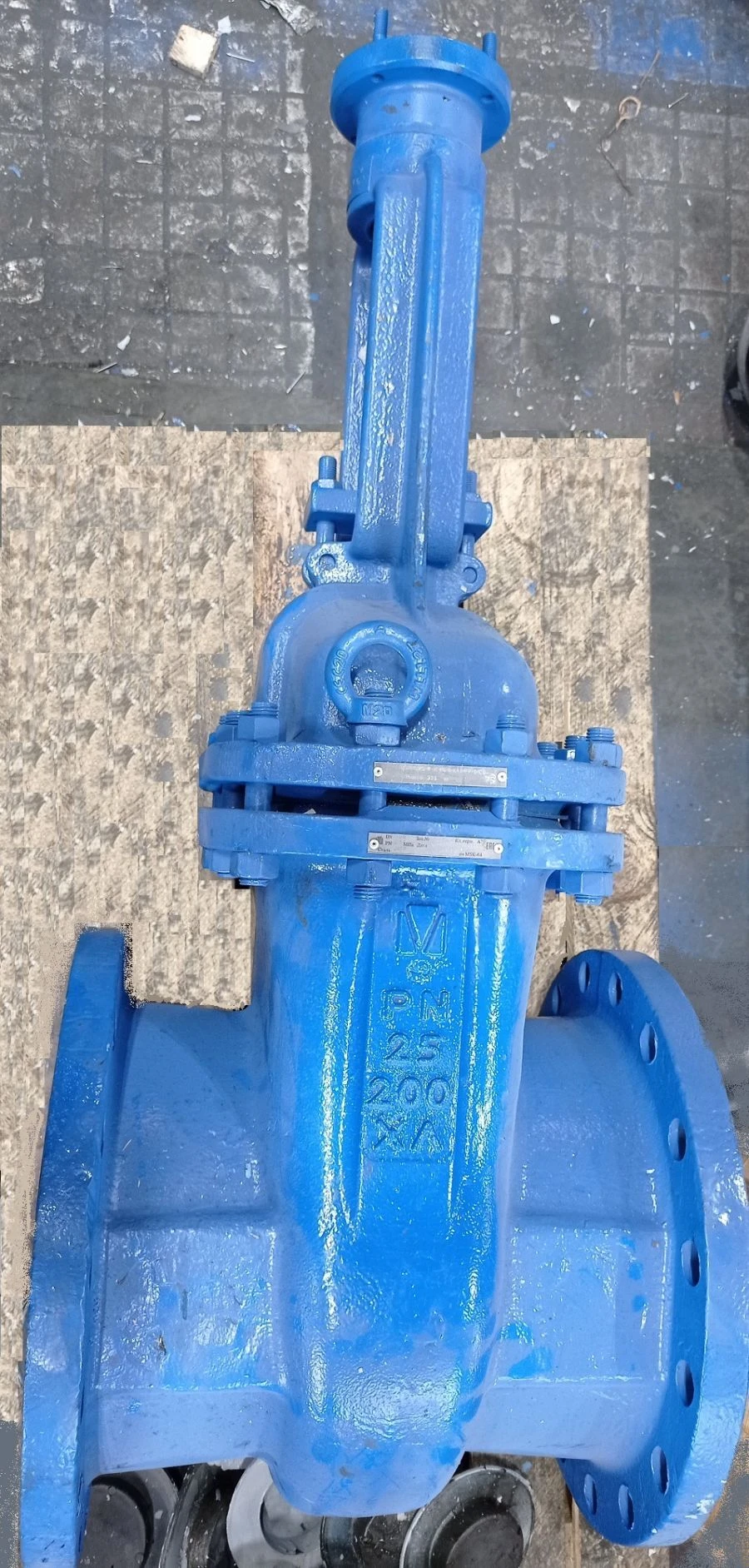Steel Wedge Gate Valve with Extended Stem for Actuator PN 2.5 MPa DN 200