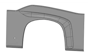 Right Rear Arch Panel for Vehicles 5299-401-5402505-02