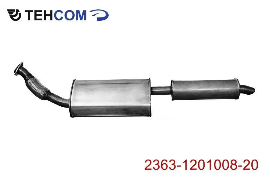 كاتم صوت مع ريزوناتور لسيارة بيك اب، نموذج 2363-1201008-20