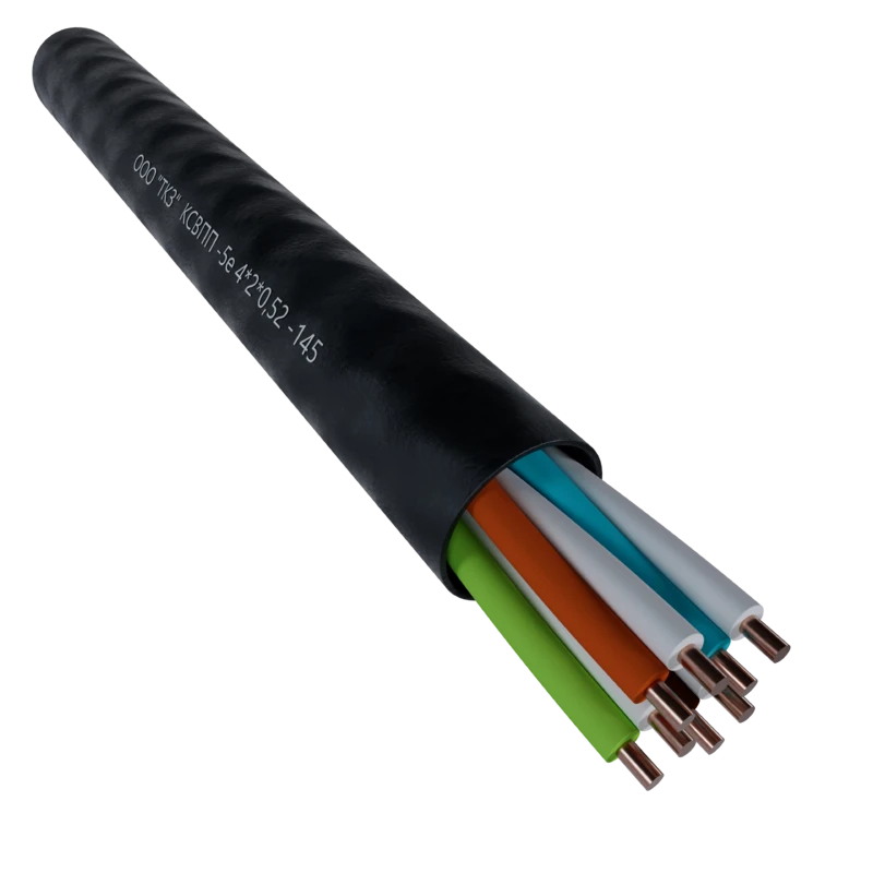 كابل مزدوج ملتوي عالي التردد 16pr U/UTP-5e 25 AWG PE