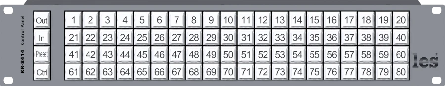 84-Key Control Panel for Matrix Switchers KR-8014