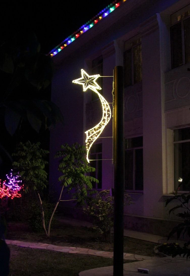 Decorative Outdoor LED Panel "Star of Anadyra" - Wall-Mounted 220V